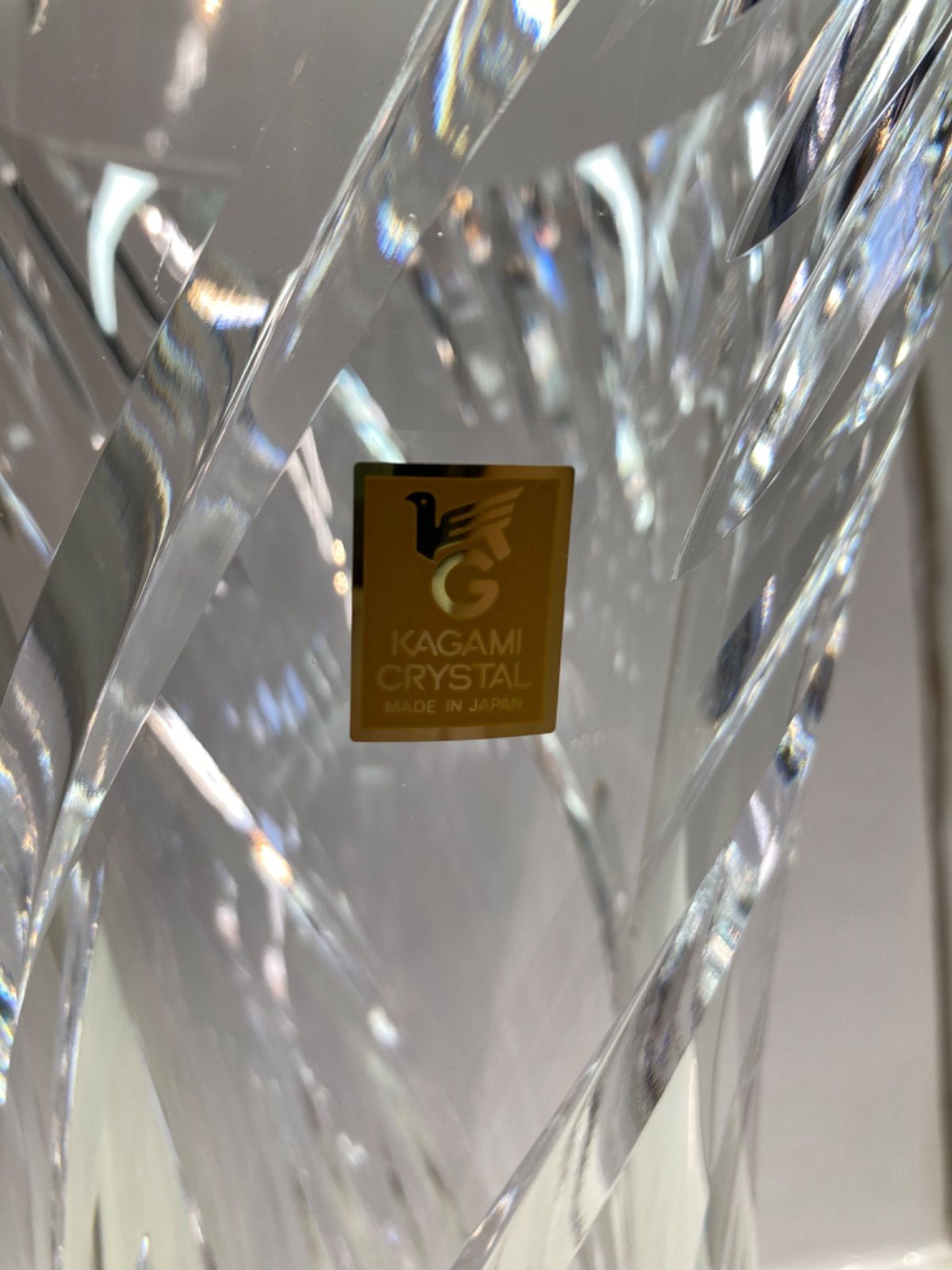 ◎カガミクリスタル 花瓶 F306-810 箱付 - メルカリ