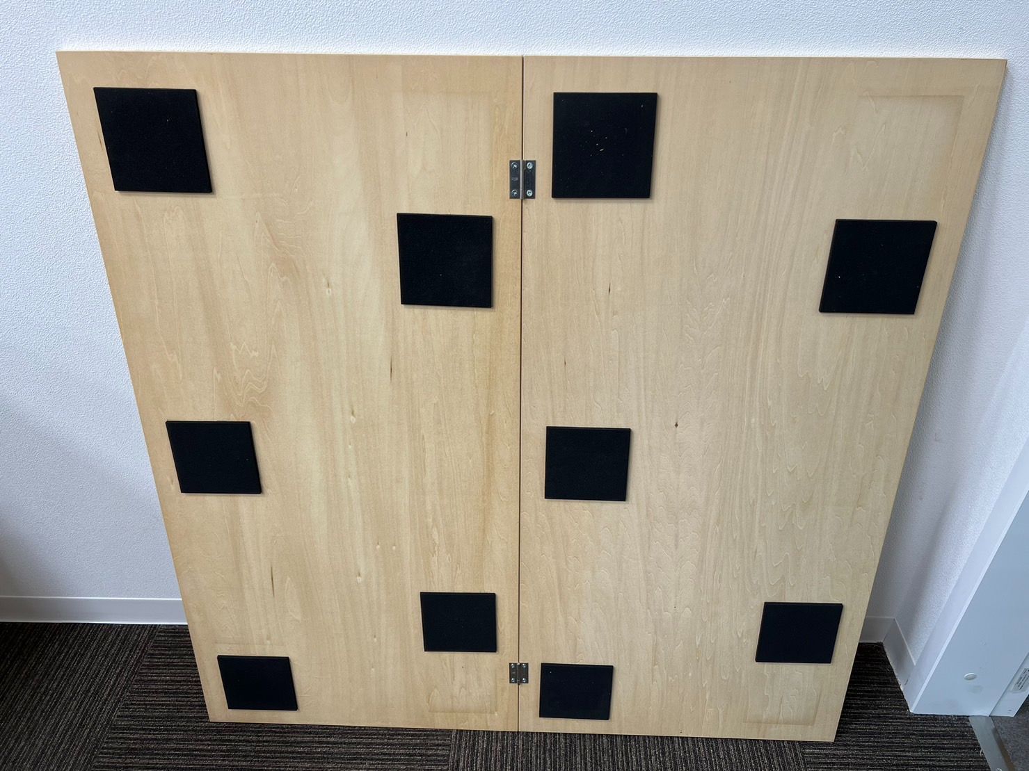 フラメンコ 折りたたみ式 練習用板 コンパネ クリアー塗装 取っ手有り