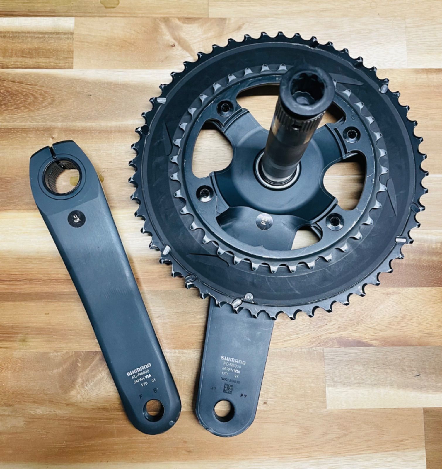 シマノアルテグラクランクFC−R8000 11S 52-36T 170mm