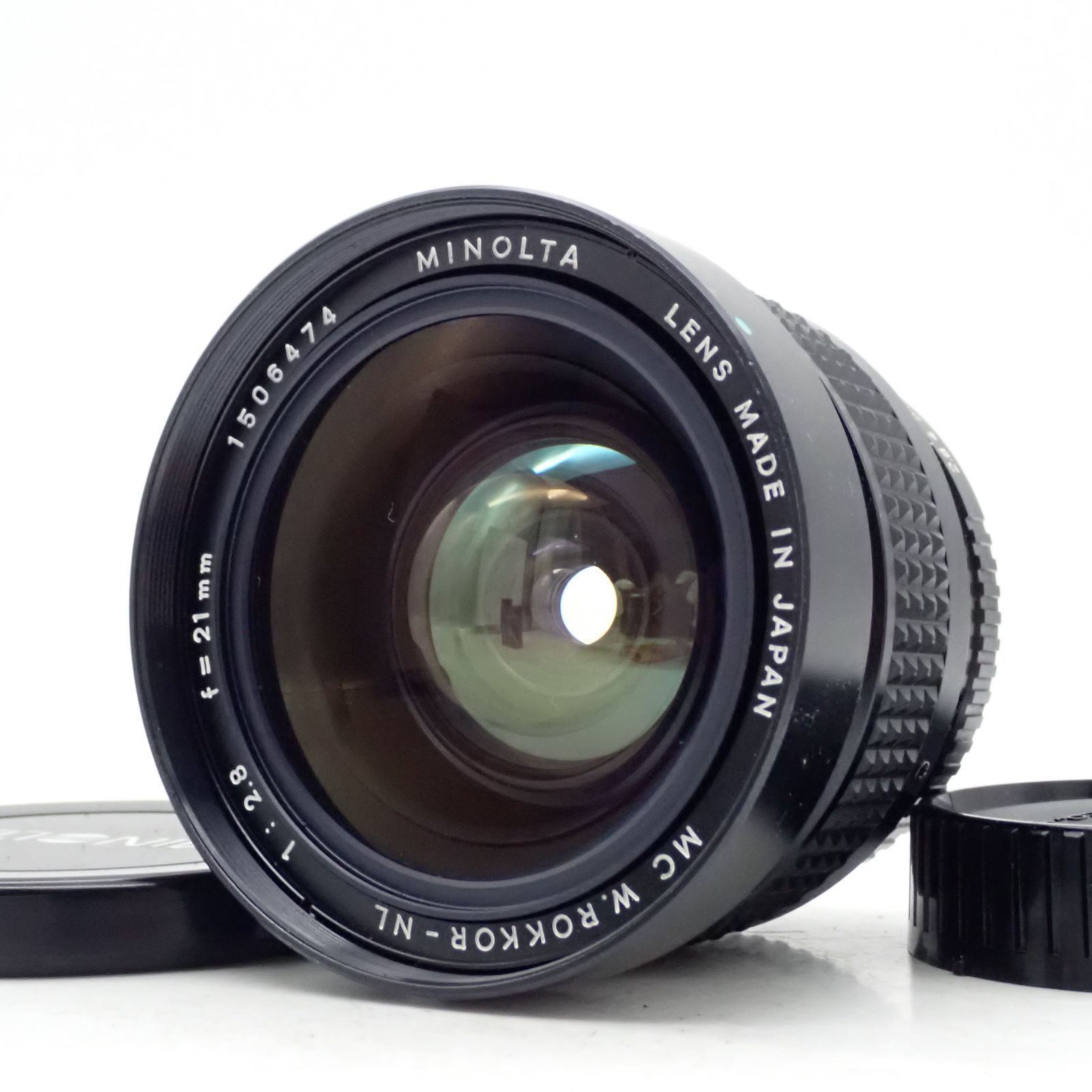 良品 MINOLTA MC W.ROKKOR-NL 21mm f2.8 後期型 超広角 単焦点