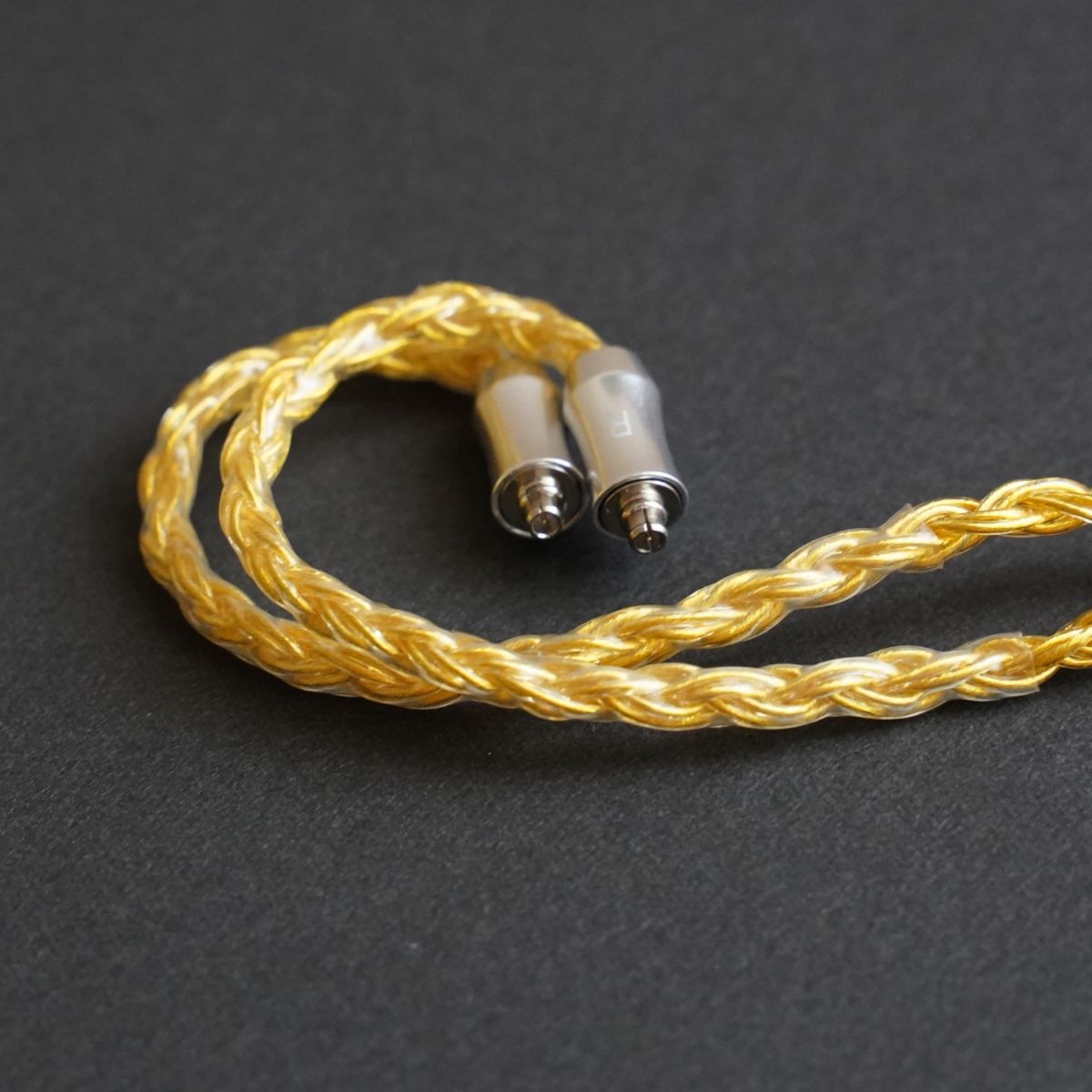 超希少!16芯 金メッキリケーブル mmcx/4.4mm バランス（シルバー