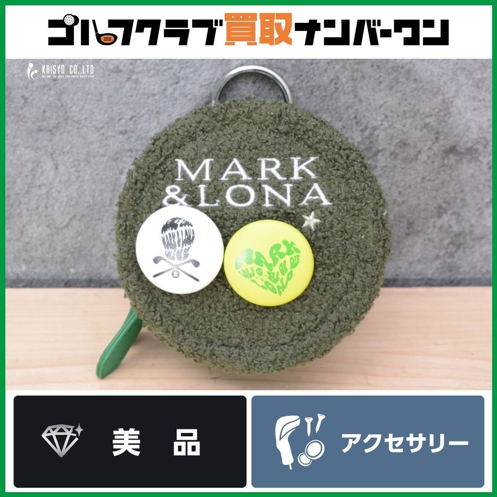 美品 ポーチ】マークアンドロナ MARK&LONA Lamby Deluxe GREY 2025年