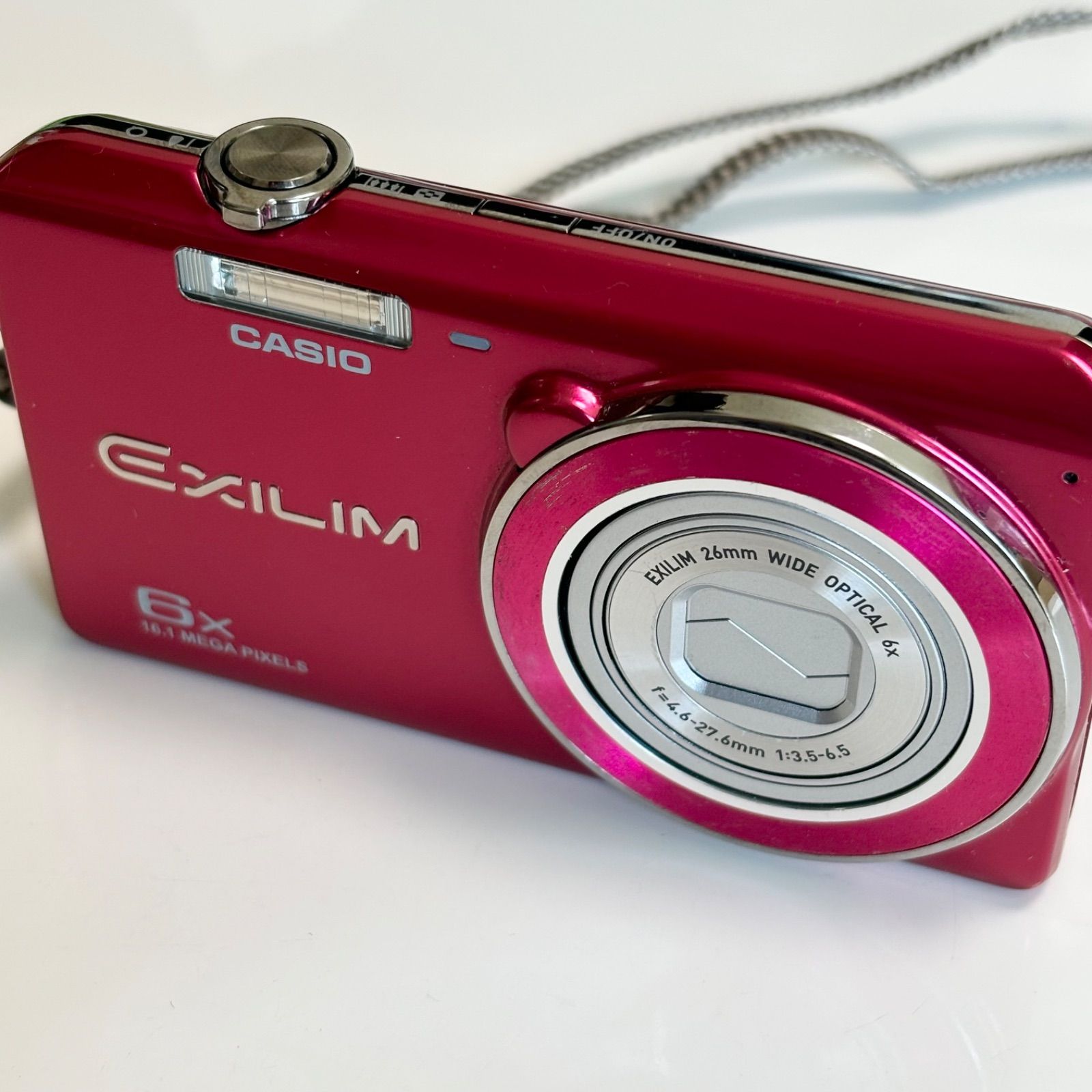送料無料】CASIO/カシオ/EXILIM/エクシリム/EX-ZS20/レッド/ピンク