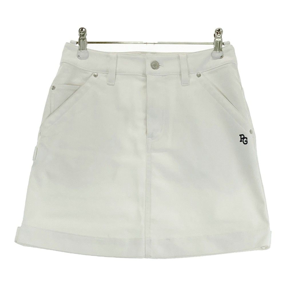 サイズ：00 PEARLY GATES パーリーゲイツ スカート 刺繍 ホワイト系