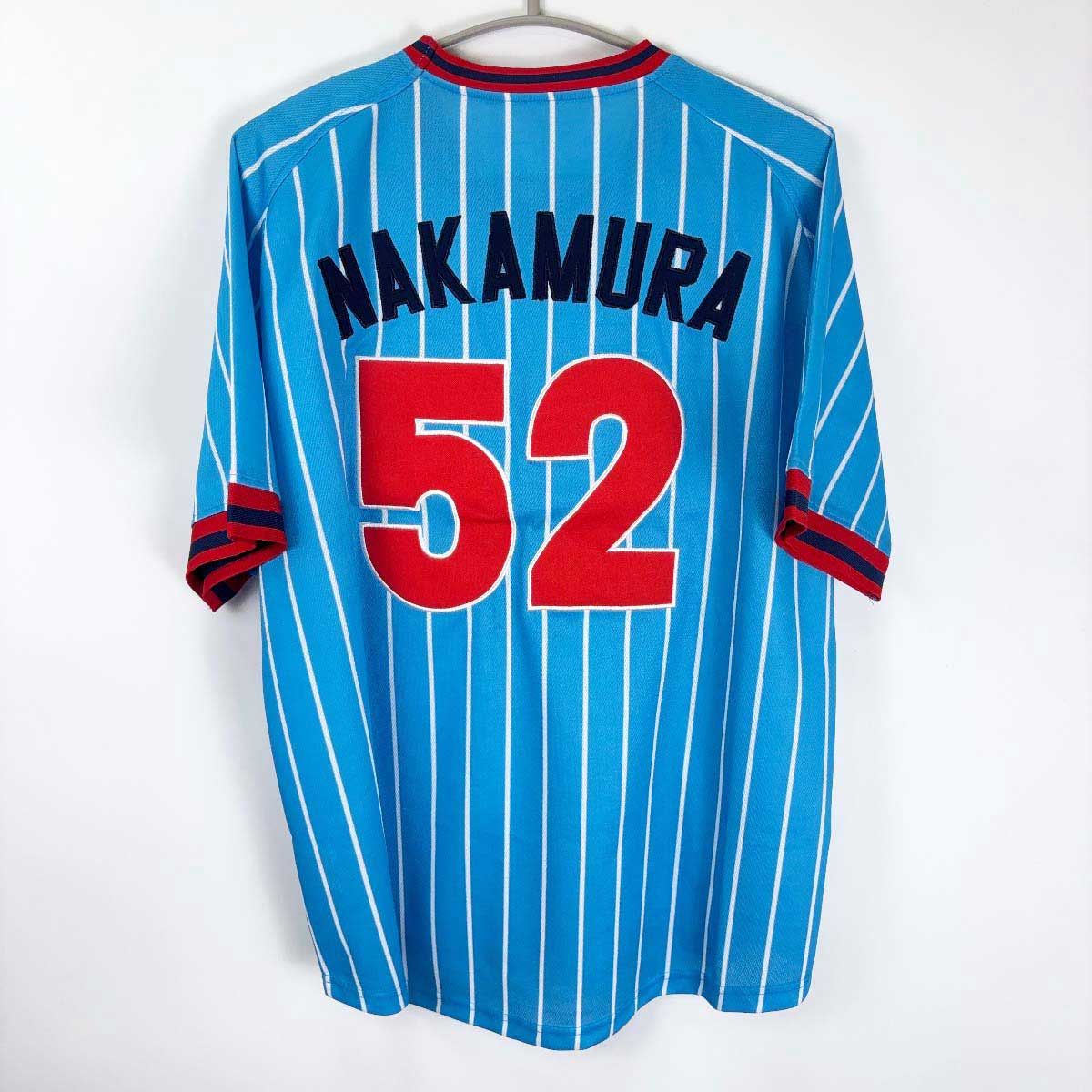 中村悠平 ビジター 優勝ワッペン付きユニフォーム ヤクルトスワローズ