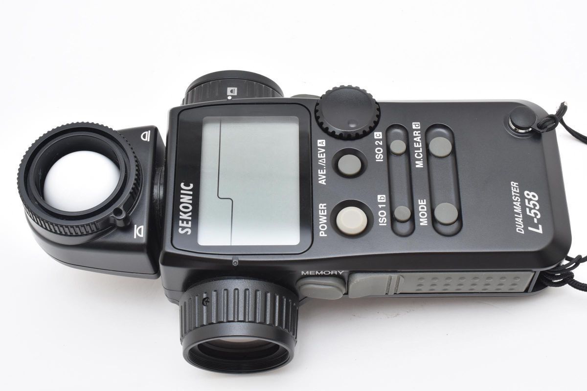 極上品 SEKONIC DUALMASTER L-558 デュアルマスター 露出計 純正ソフト