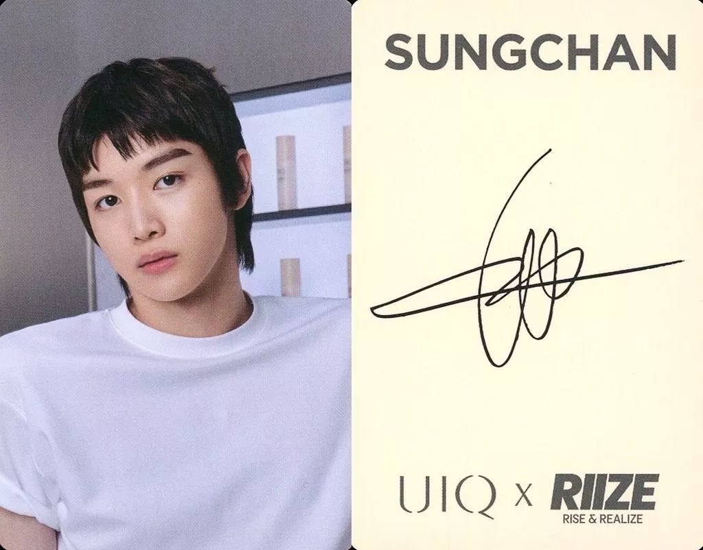 中古】コレクションカード(男性) RIIZE/ソンチャン(SUNGCHAN)/裏面印刷