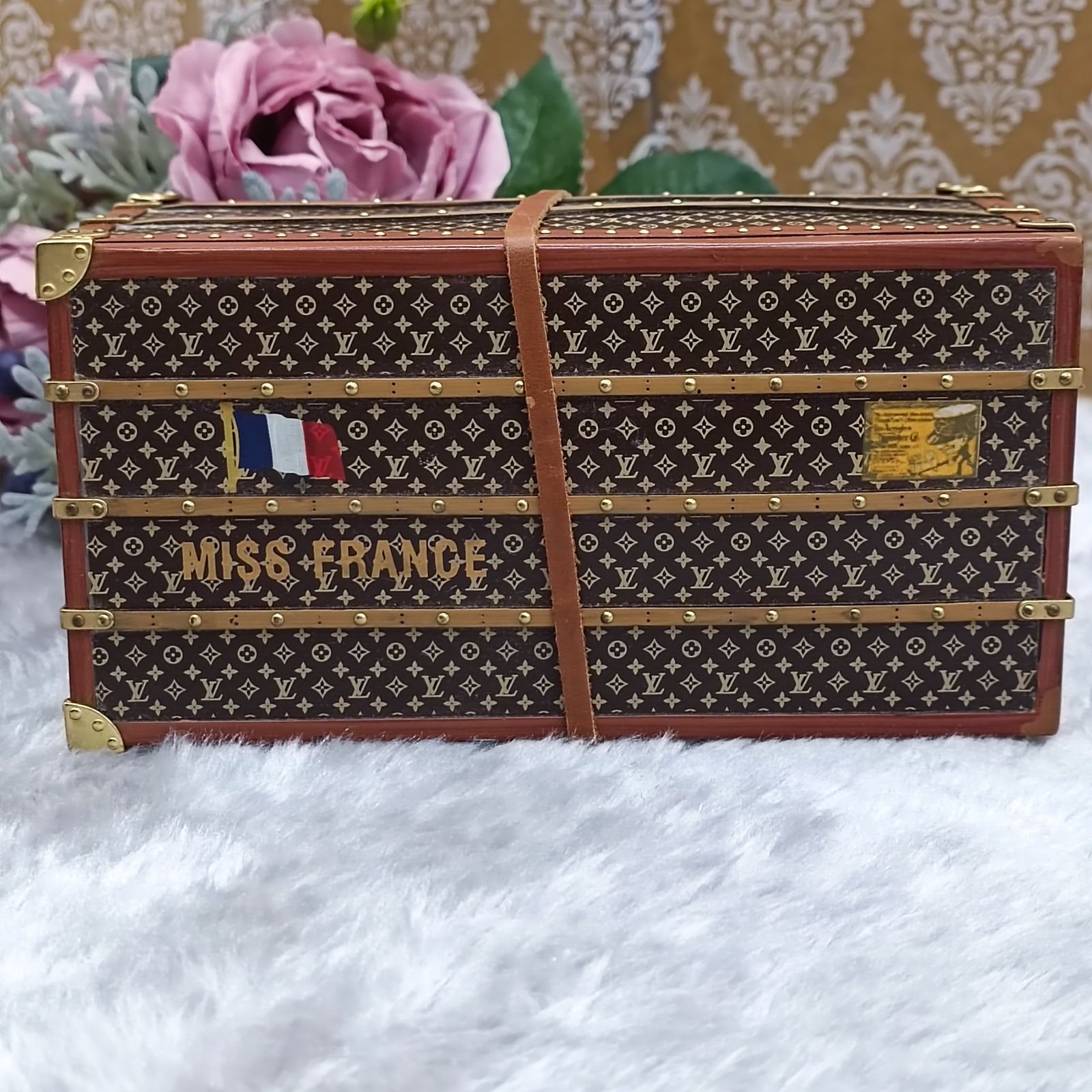 LOUISVUITTON 》 ルイヴィトン ペーパーウェイト トランク MISS FRANCE