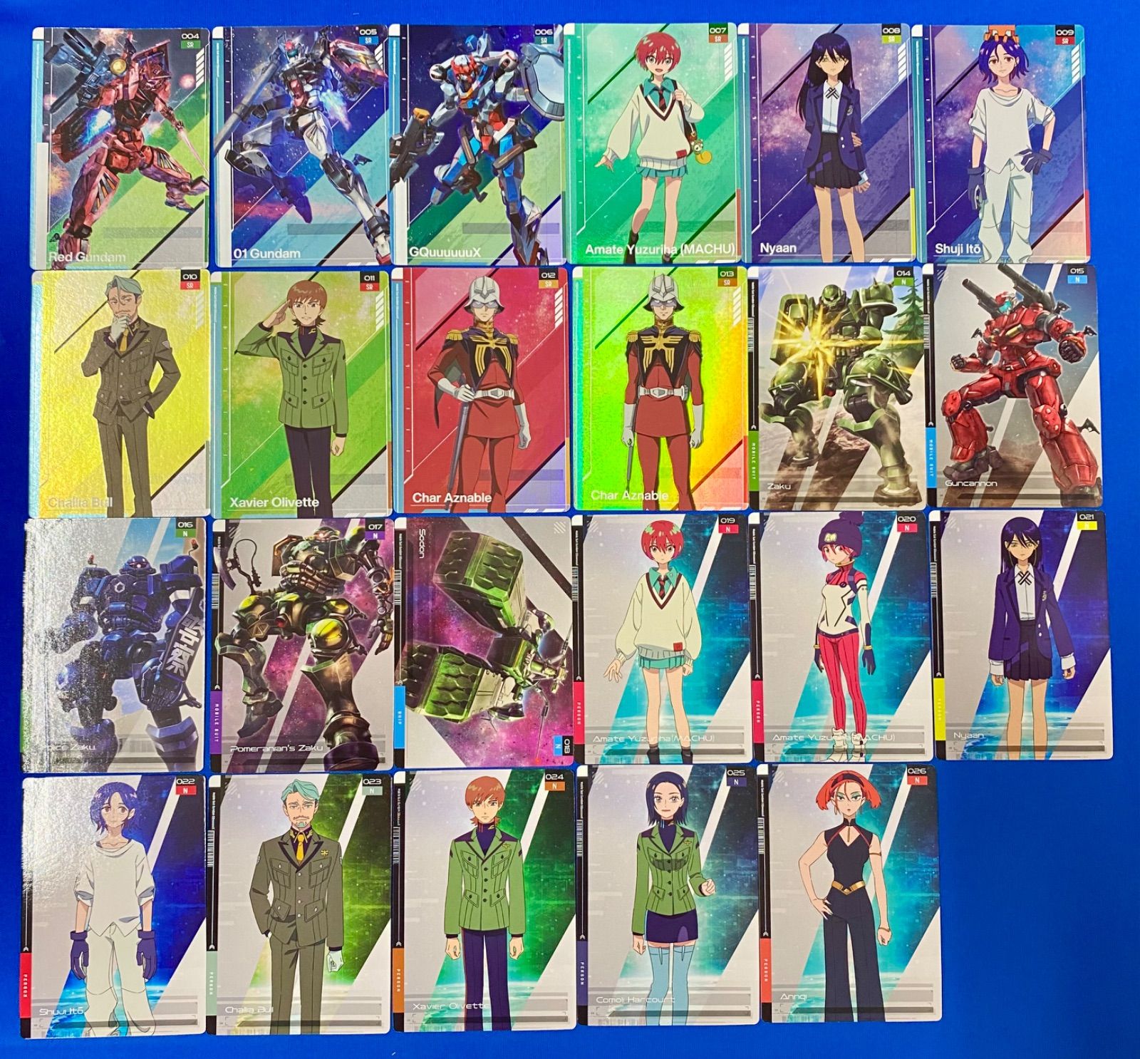 カードコレクション ジークアクス 23種セット【A4】 - メルカリ