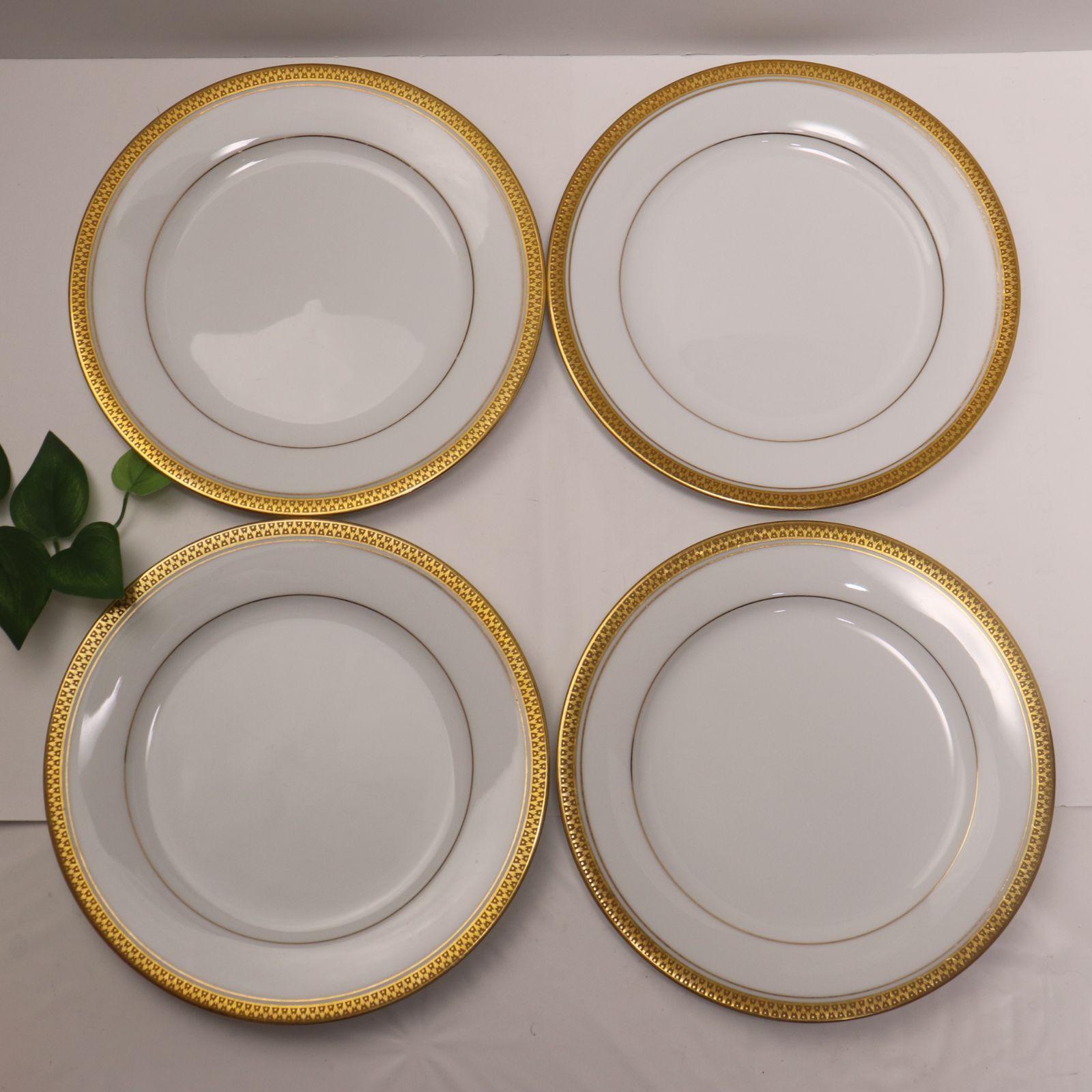 ノリタケ ゴールドリッジ 5480S 金彩 直径21cm 4枚 プレート お皿