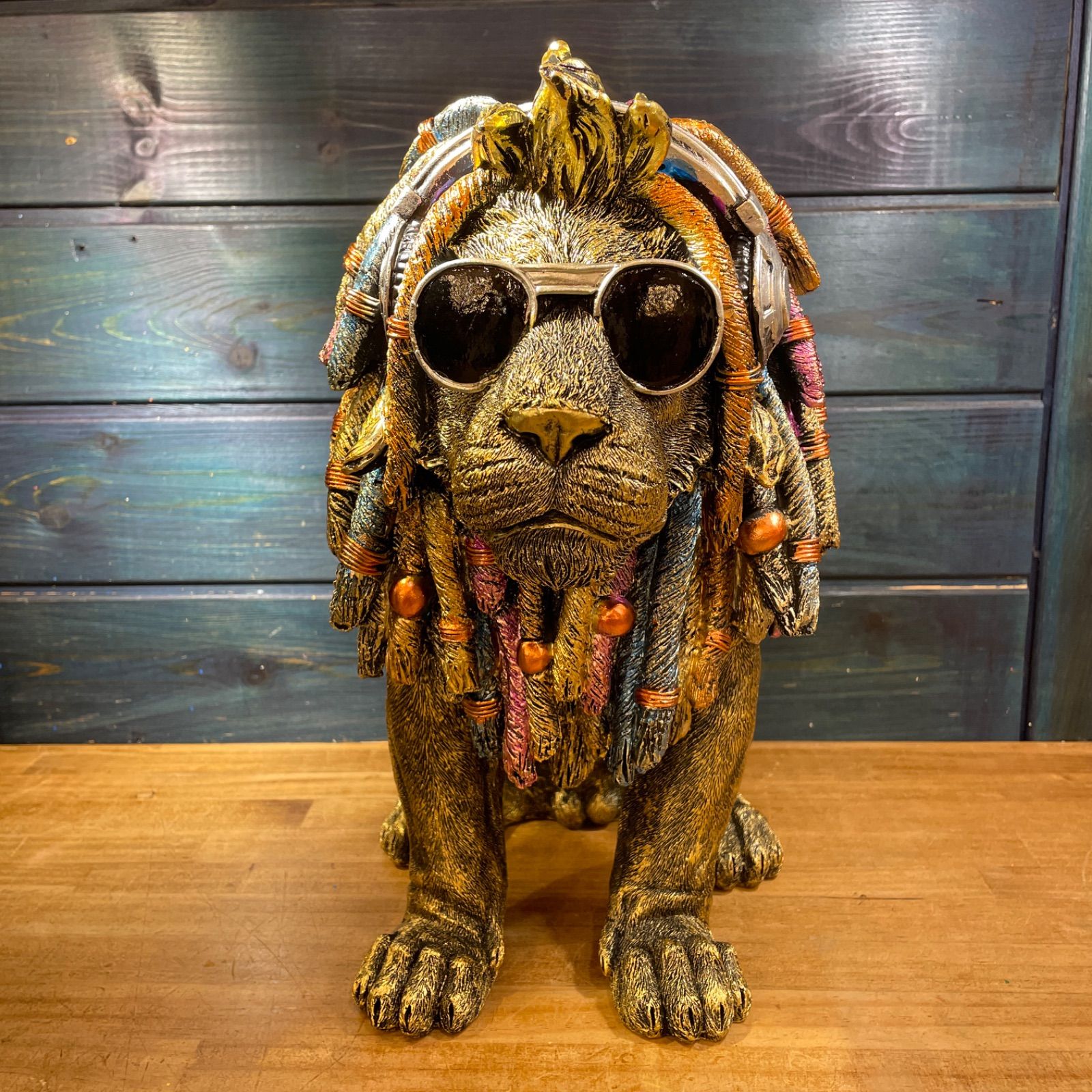 ボブ・マーリー レゲエ 置物 オブジェ ライオン インテリア - メルカリ