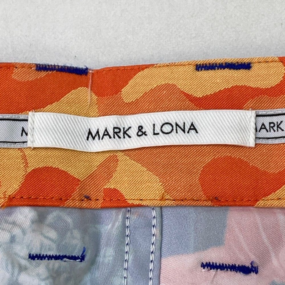 サイズ：M MARK&LONA マークアンドロナ パンツ ボタニカル柄 オレンジ