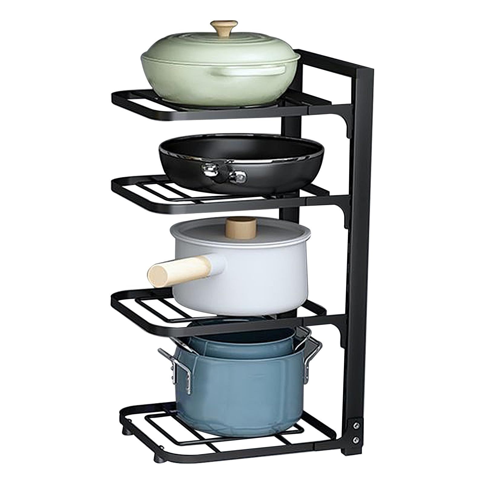 多機能 5層キッチンコーナーラック 防錆加工 多機能 5層キッチン