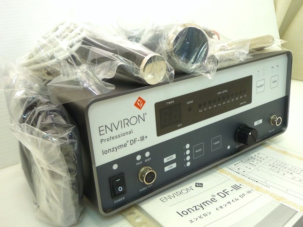 参考約66万円 エンビロン 業務用総合美顔器 イオンザイム DF-III ソノ
