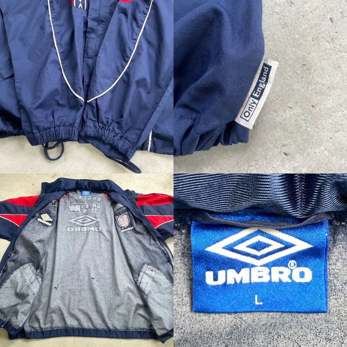 90年代 UMBRO アンブロ イングランド代表 ポリエステルトラック