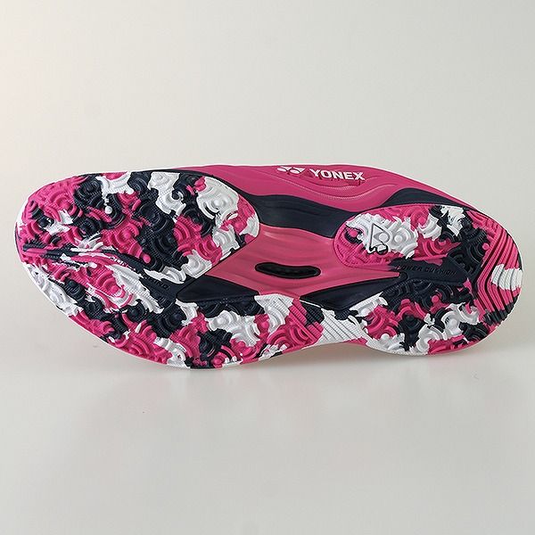 新品未使用】(123)ローズピンク ヨネックス テニス シューズ オムニ