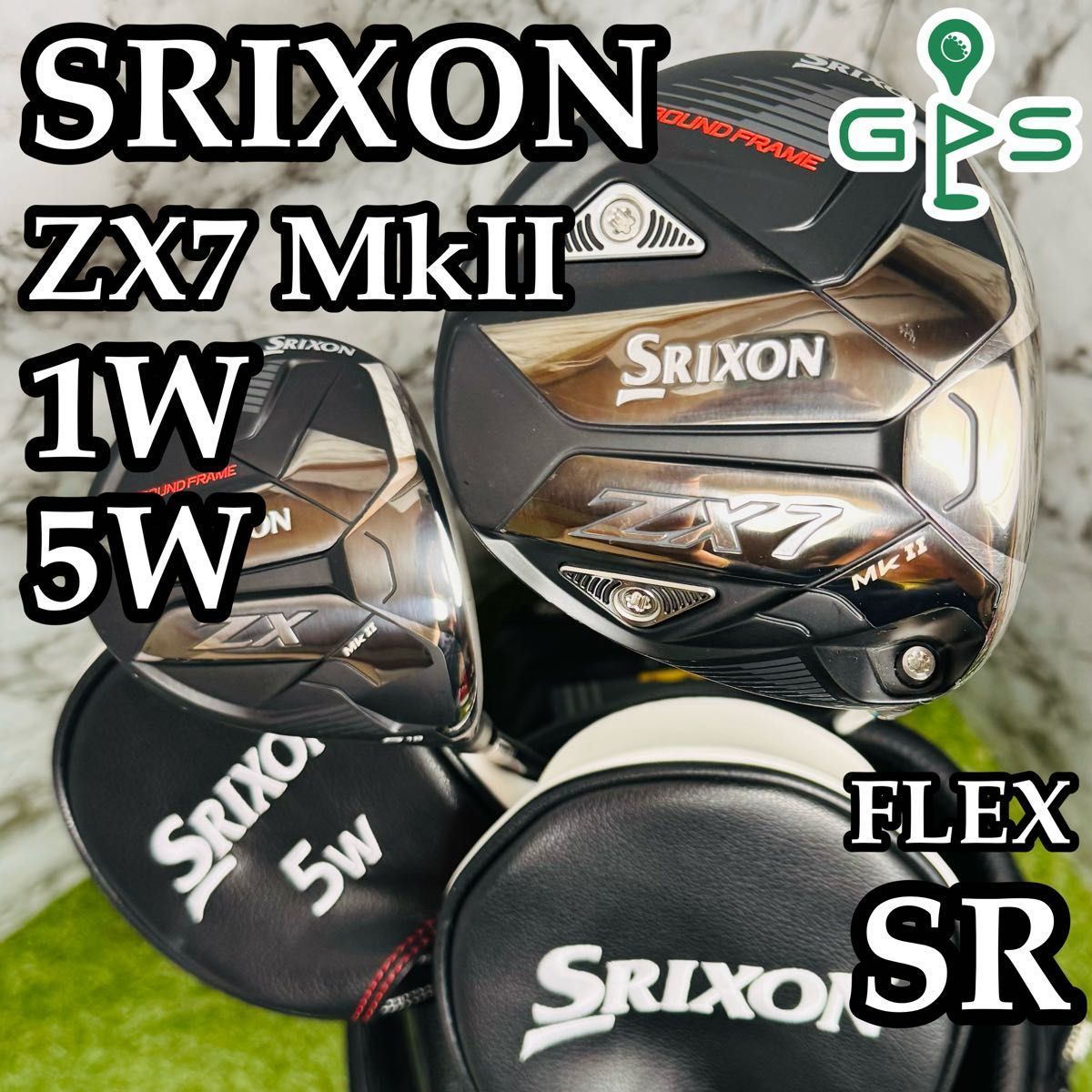 極美品】スリクソン ZX7 MkⅡ 1W 5W ウッド2本セット SR - メルカリ