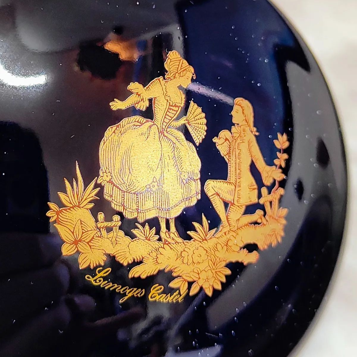 美品 未使用 ヴィンテージ】22K GOLD LIMOGES CASTEL リモージュ