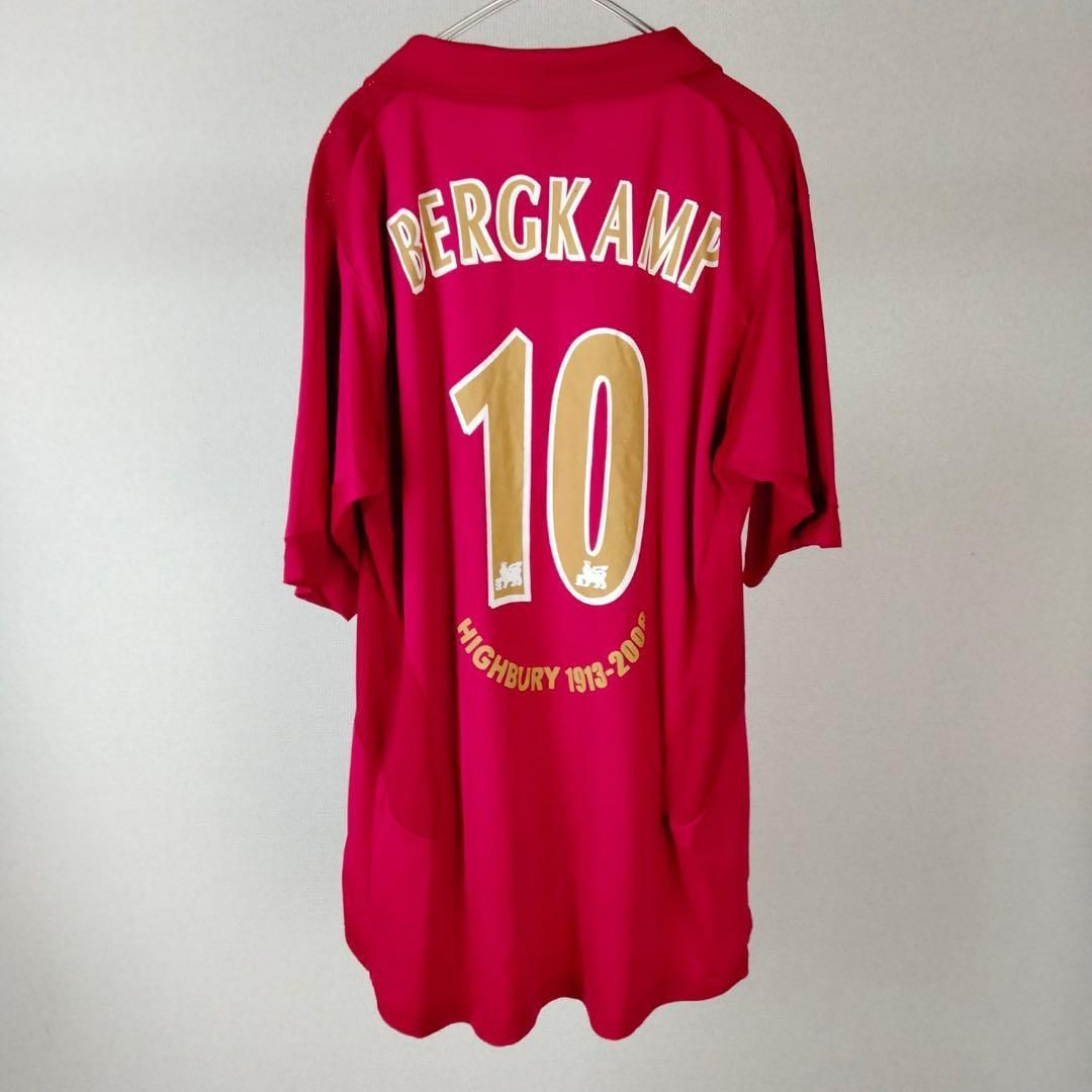 00s Arsenal アーセナル ユニフォーム ベルカンプ 背番号10 ゲーム