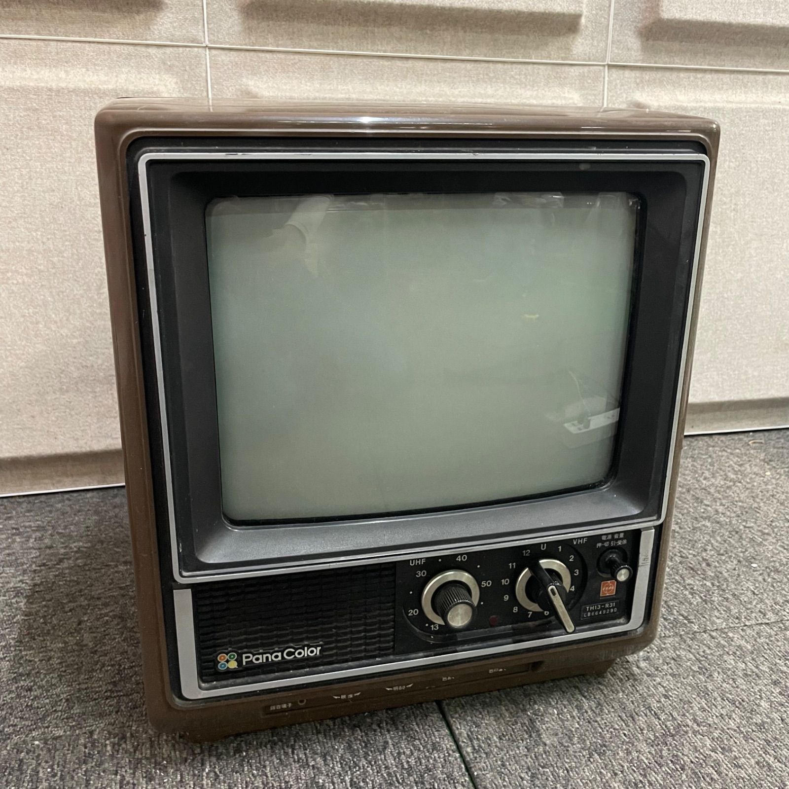 ♭♭ National ナショナルカラーテレビ TH-13-R31 ブラウン管