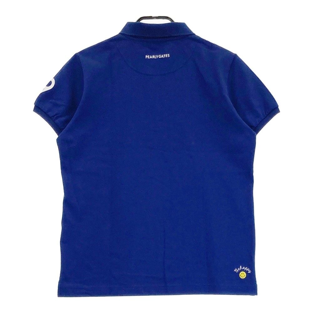 サイズ：2 PEARLY GATES パーリーゲイツ 半袖ポロシャツ ネイビー系
