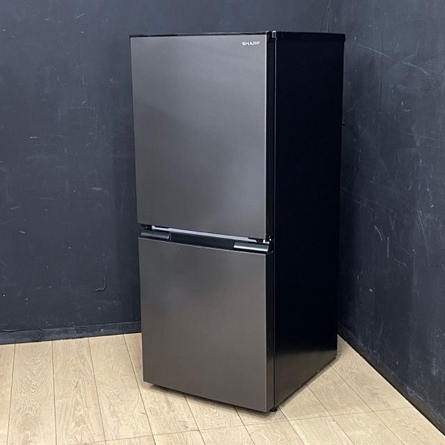 送料無料 冷凍冷蔵庫 【中古】動作保証 SHARP シャープ SJ-D15K-H
