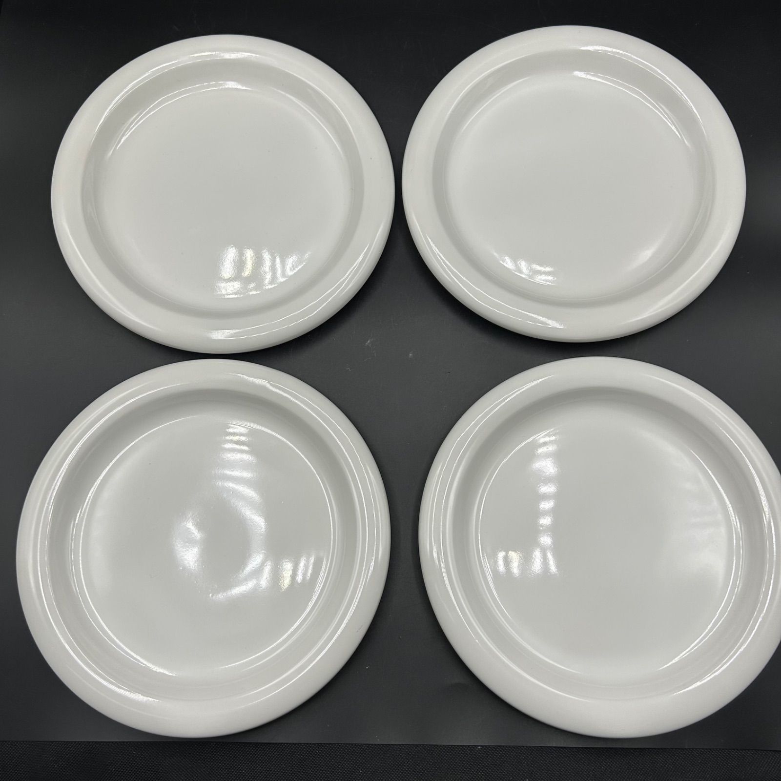4枚セット オールドノリタケ NT ストーンウェア ホワイトシリーズ 平皿