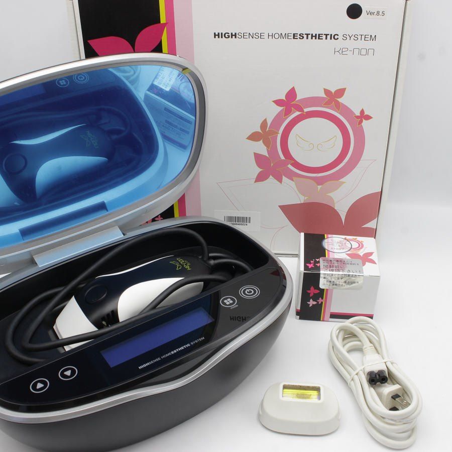 動作確認済・消毒済】ケノン Ver.8.5 家庭用脱毛器 シャンパンゴールド
