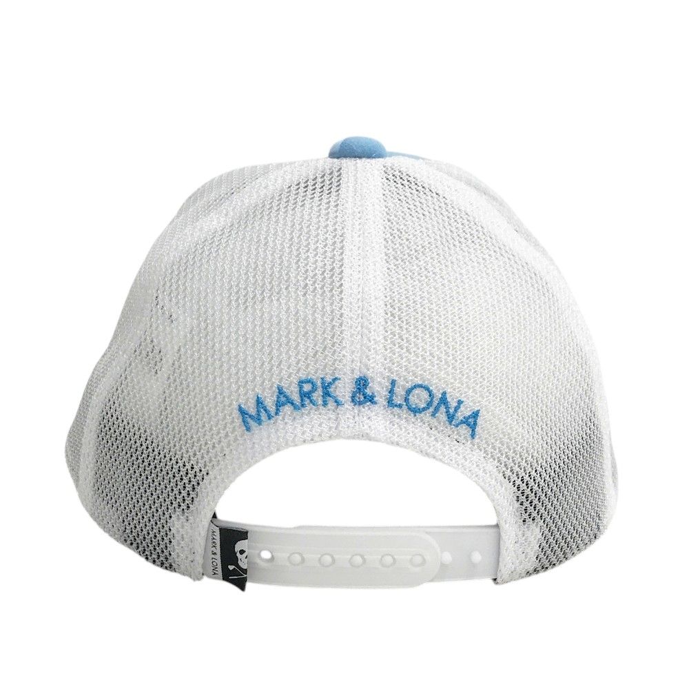 MARK&LONA マークアンドロナ メッシュキャップ 迷彩柄 カモフラ ブルー
