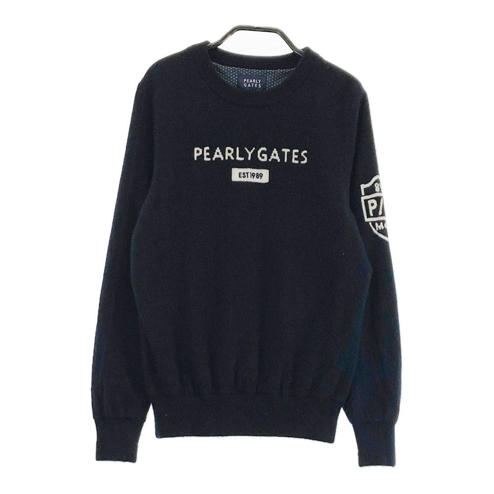 サイズ：0 PEARLY GATES パーリーゲイツ 裏地付 カシミヤ ニット
