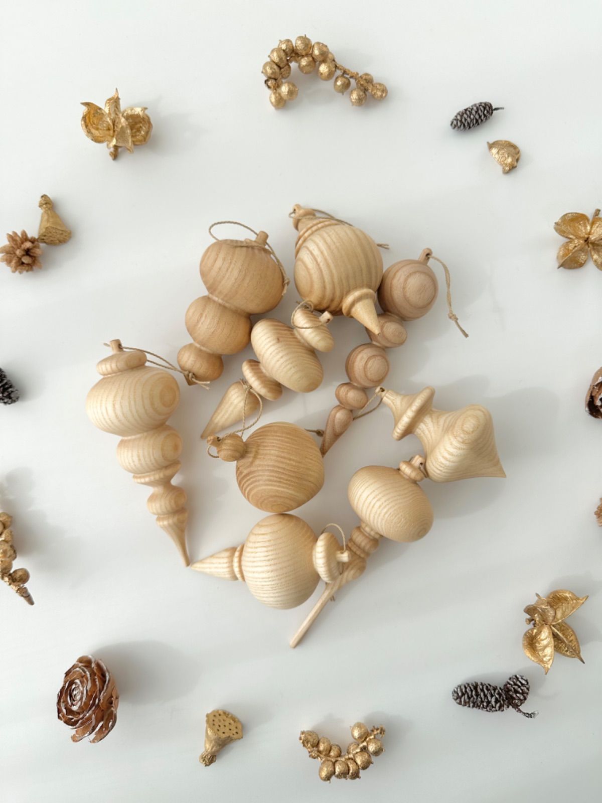 在庫限り⭐︎ lemi toys 木製オーナメント 9個セット - メルカリ