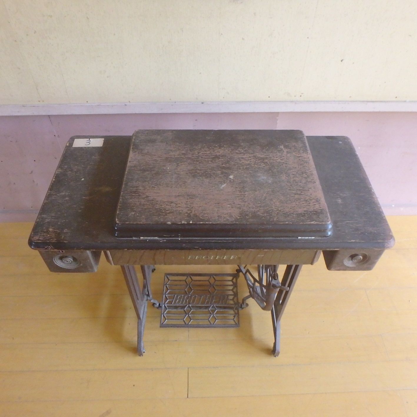 BROTHER ブラザー アンティーク 足踏みミシン ミシン台 レトロ家具