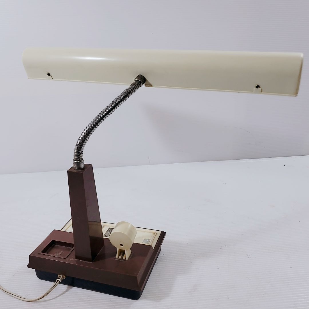 ナショナル 昭和レトロ 温度計付きスタンド照明 蛍光灯明視スタンド FS