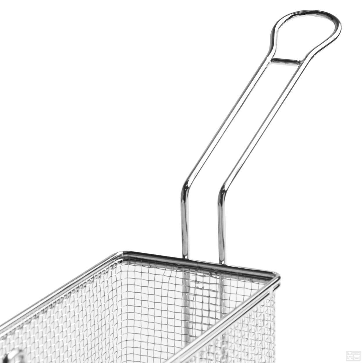 特価セール】揚げ網 カゴ (幅127×奥行280)フライヤーバスケット 業務用