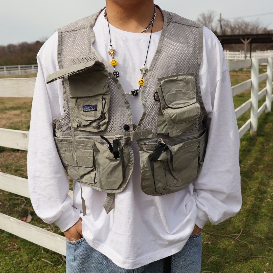 美品 パタゴニア フィッシングベスト S/M