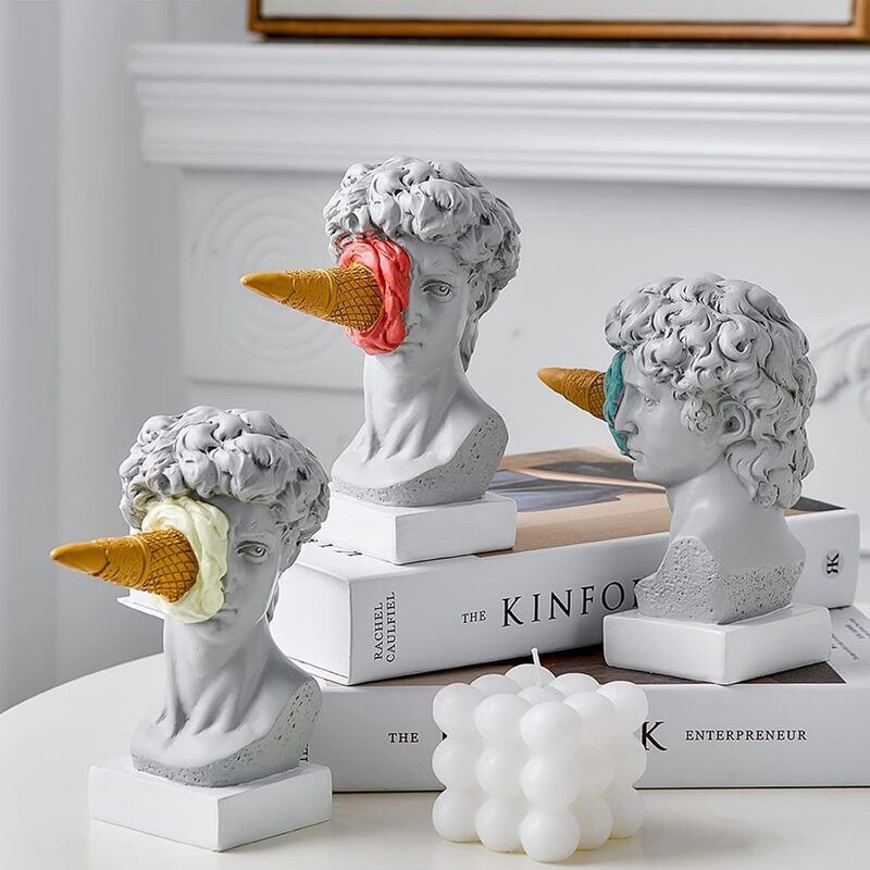 インテリア雑貨 おもしろ雑貨 オーナメント 置物 石膏像 デッサン