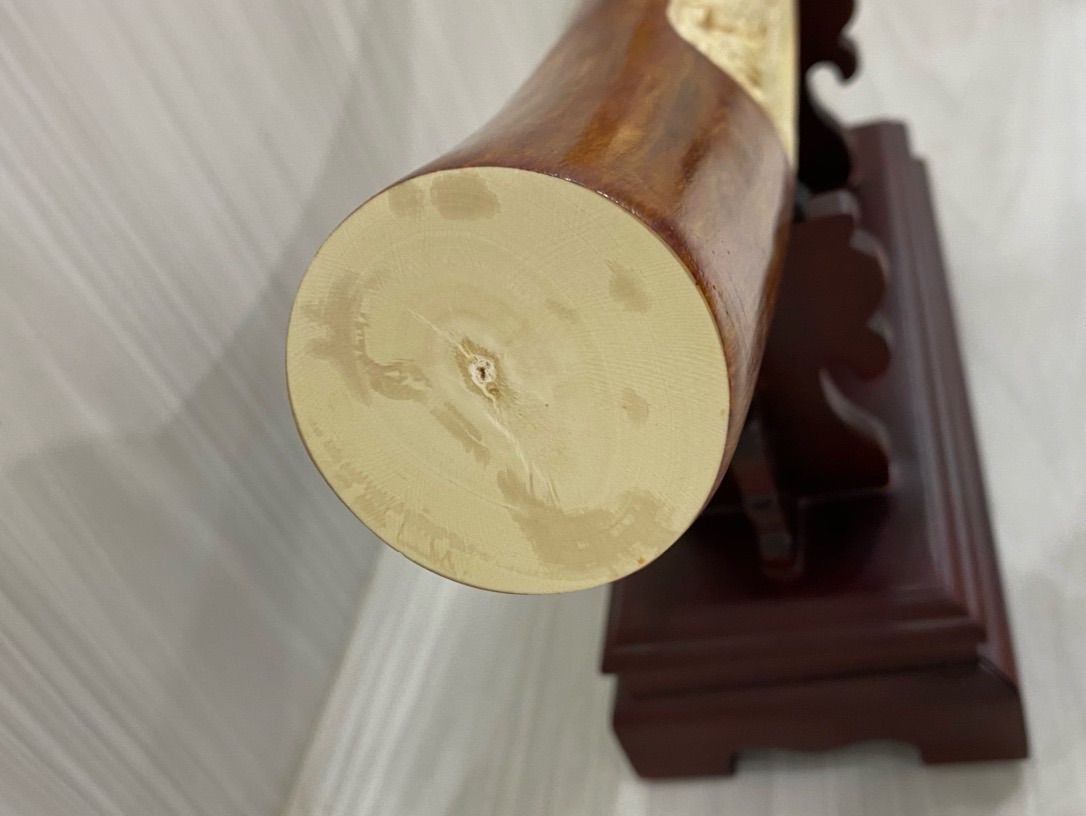 商品名:天然マンモス牙美しい手作り彫刻 万事うまく行く 置物飾り