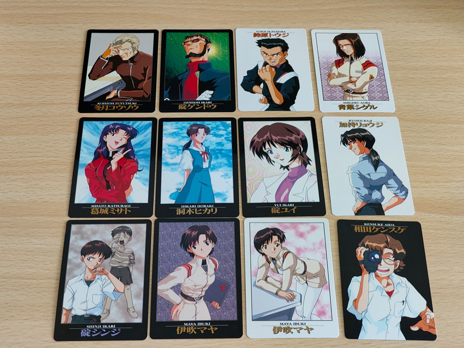 aca192 エヴァンゲリオン カード カードダス 伊吹マヤ 碇ユイ 洞木