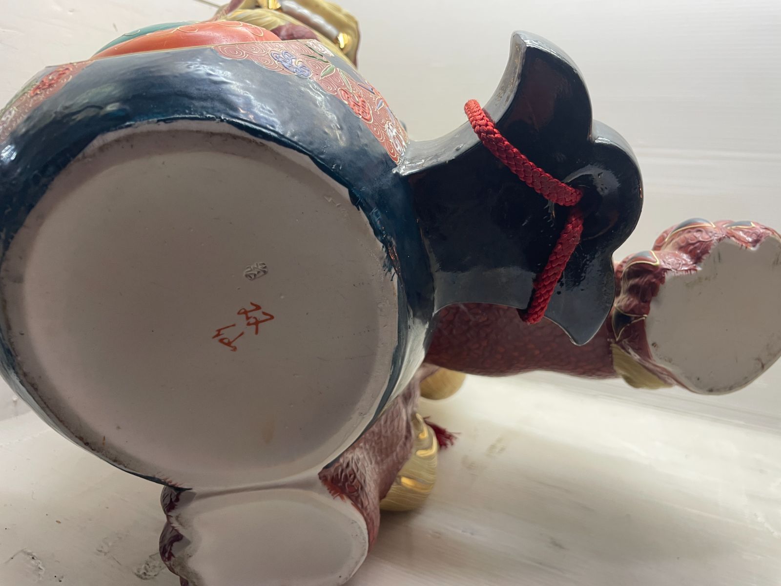 九谷焼 大型の唐獅子 打出の小槌 - メルカリ