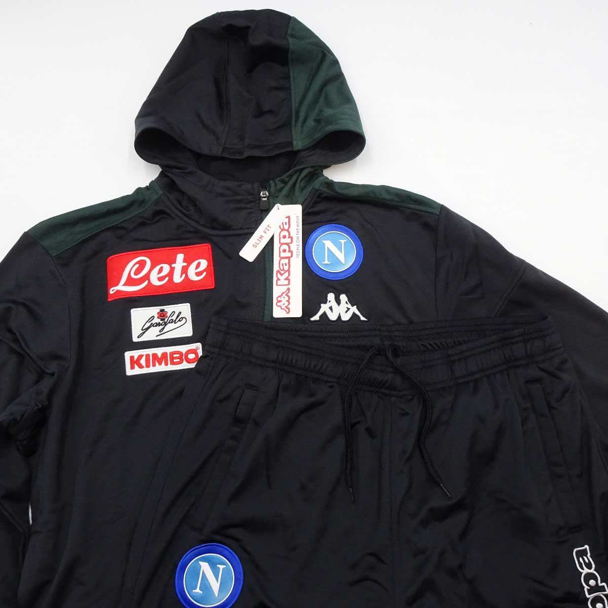 未使用】カッパ SSCナポリ 18-19 フーディドジップ トラックスーツ