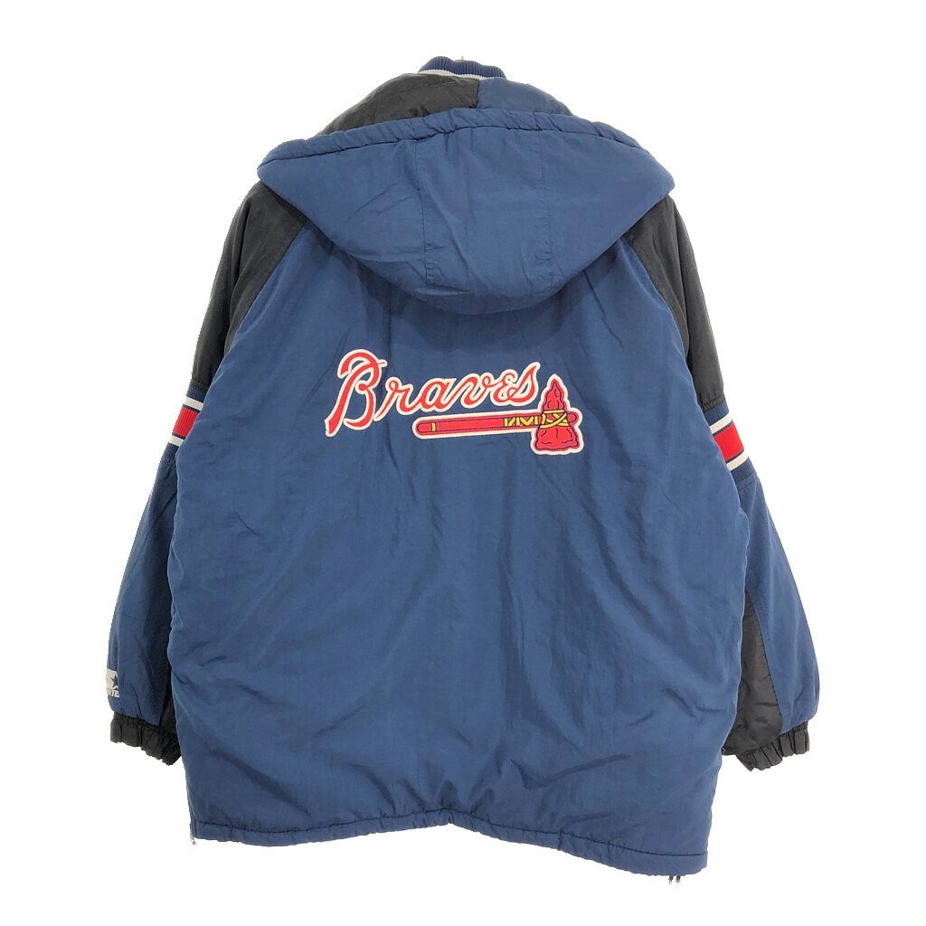 90年代 STARTER スターター MLB アトランタ・ブレーブス ハーフジップ