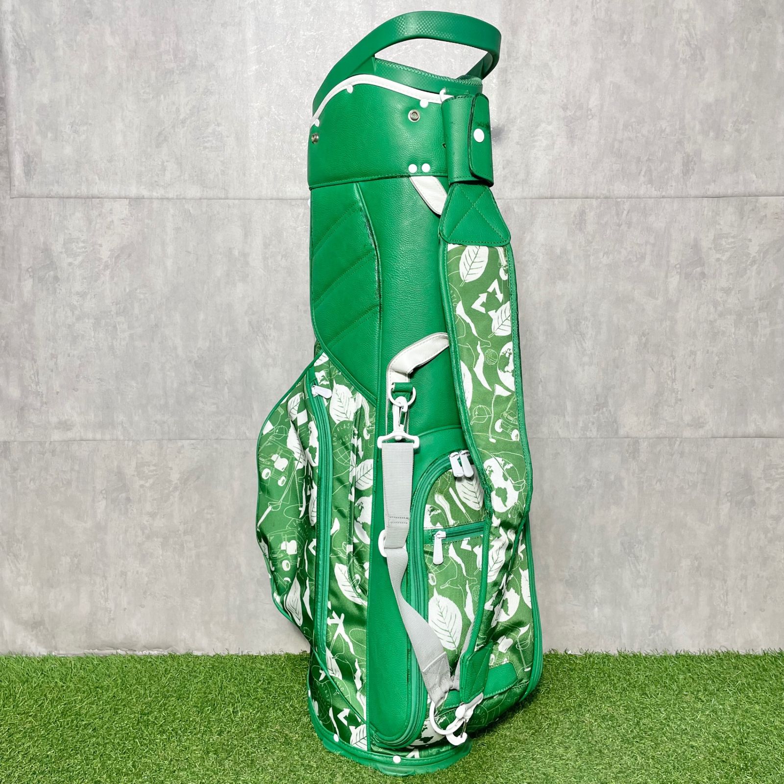 フード未使用】ADIDAS アディダス キャディバッグ ゴルフバッグ