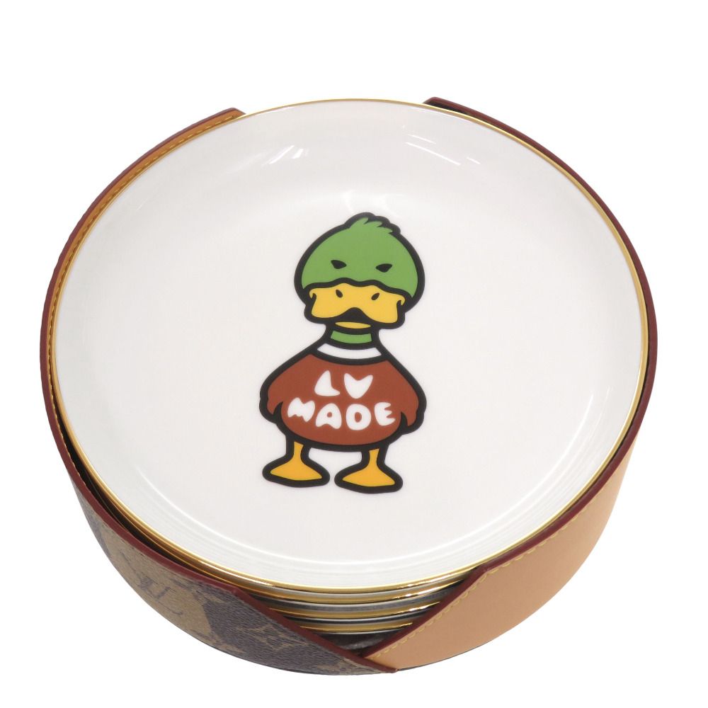 未使用 ルイ ヴィトン NIGO コラボ アシェット4 GI0729 4枚セット お皿