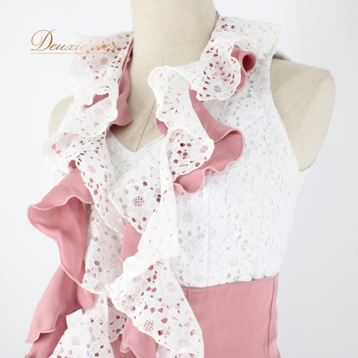 美品 フラメンコ衣装】ピンク 上下セット ツーピース セットアップ