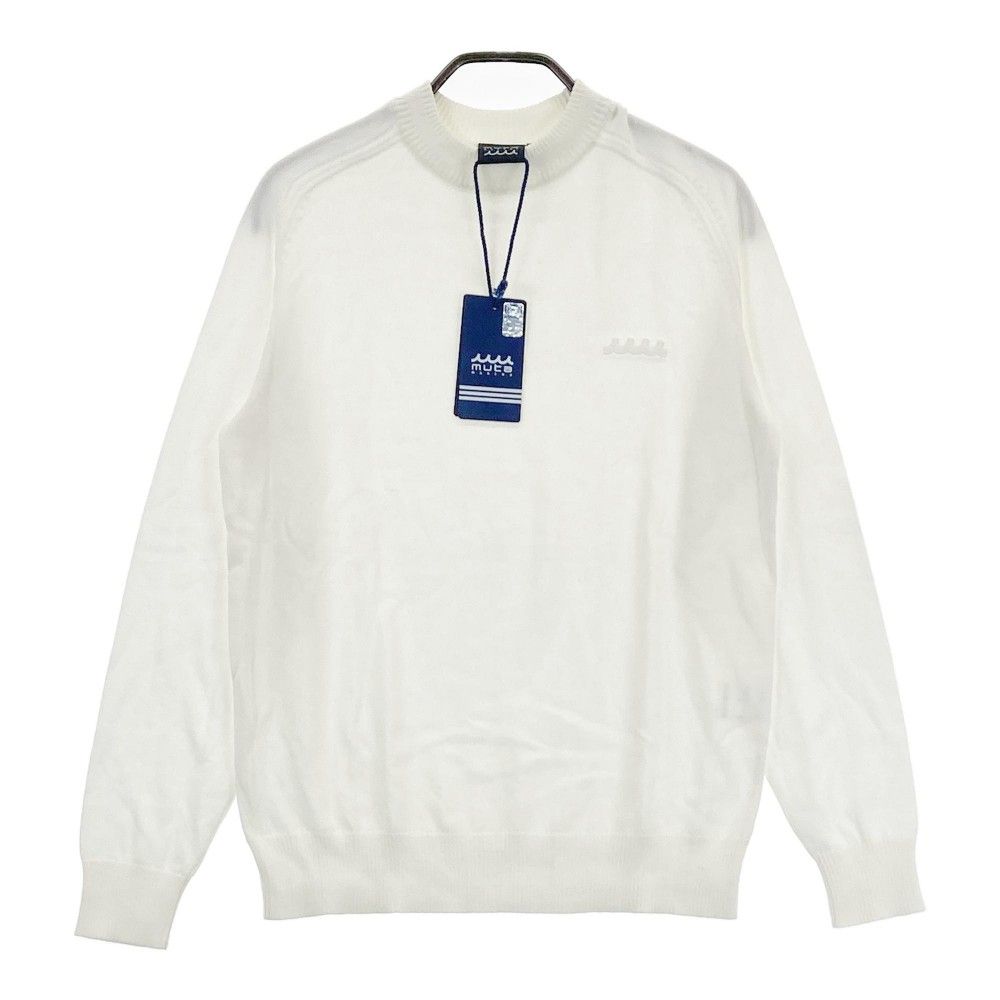サイズ：6 MUTA MARINE ムータマリン ニットセーター ロゴ ホワイト系