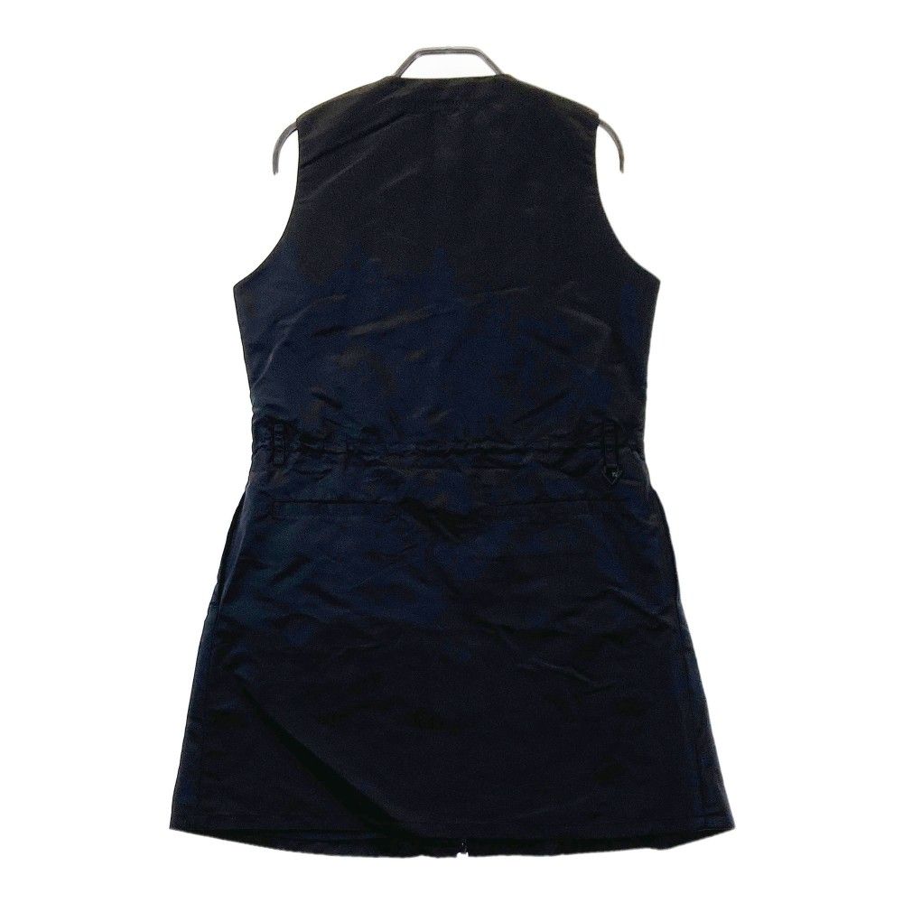 サイズ：2 WAAC ワック ノースリーブ ジップワンピース ブラック系