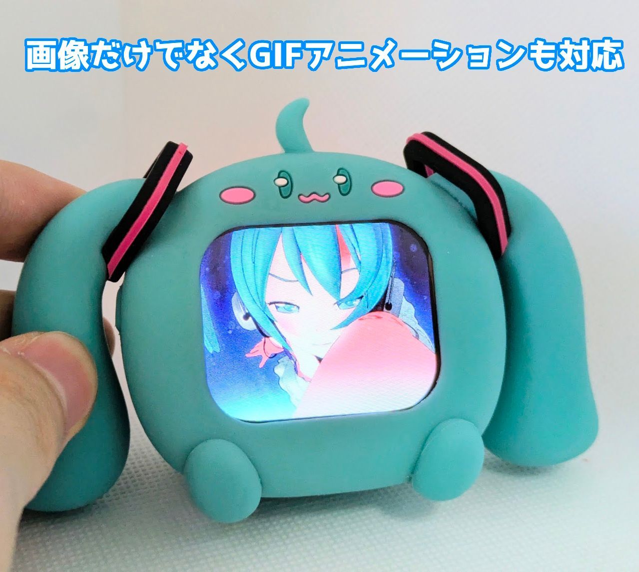 日本未発売 タッチパネル付き 公式 ワイヤレスイヤホン 初音ミク