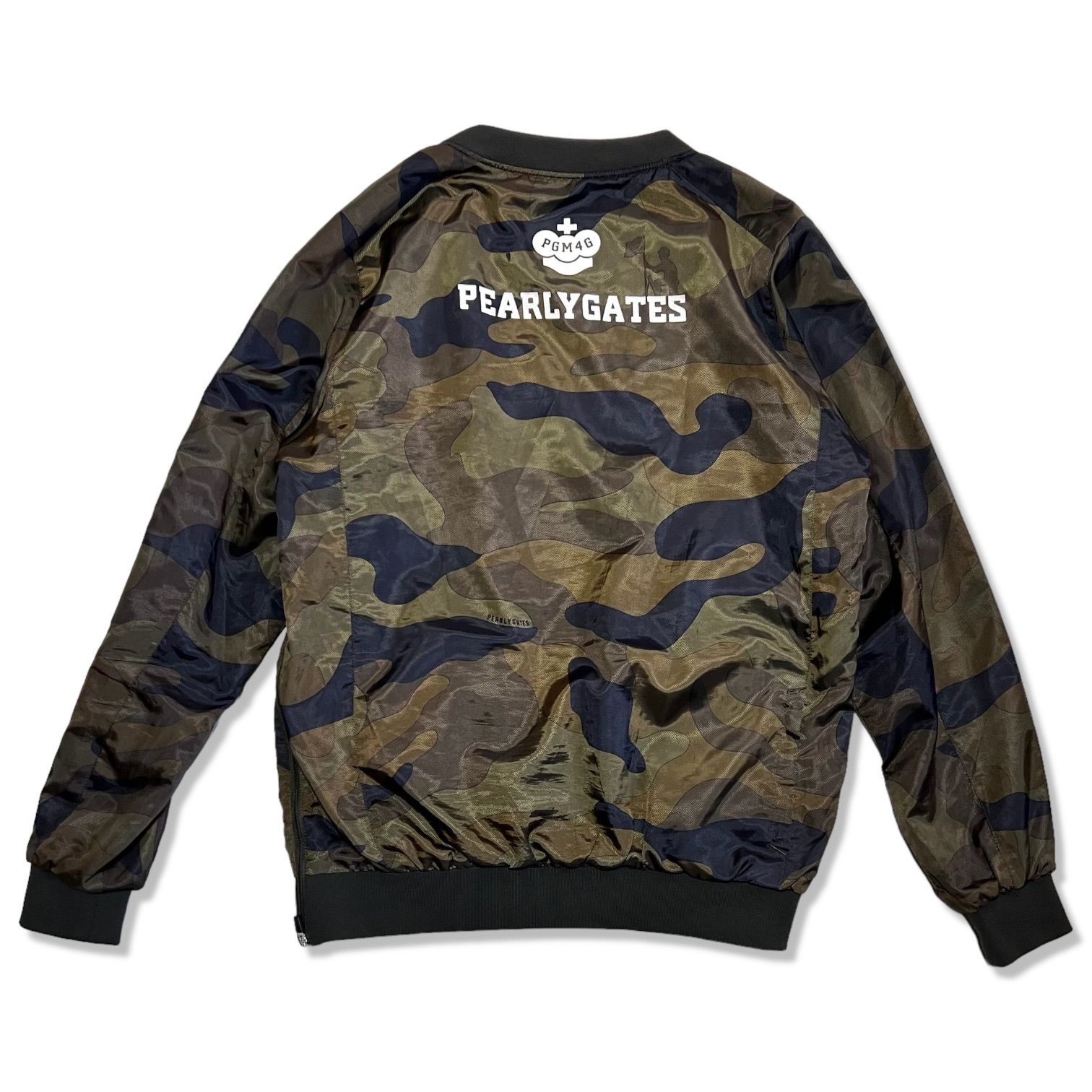 パーリーゲイツ ゴルフウェア カモフラ 4way バッグロゴ 【タグ付