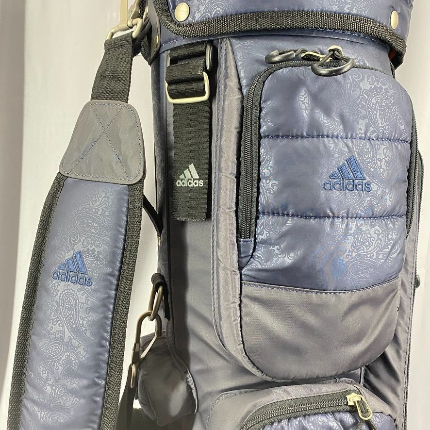 アディダス adidas CORE キャディバッグ8 QR753 ペイズリー柄 9型