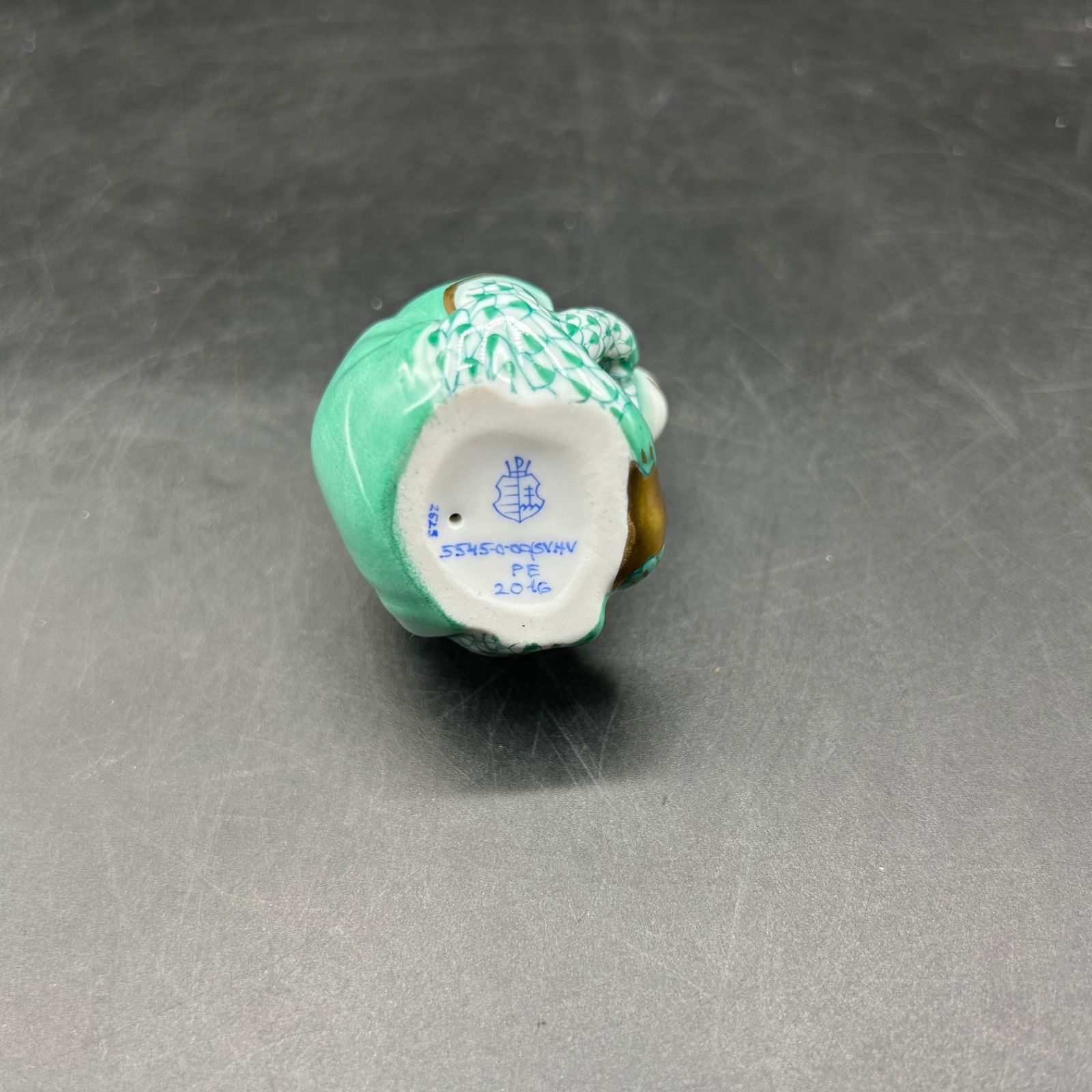 2個セット ヘレンド HEREND 干支 フィギュリン 置き物 馬 申 陶器